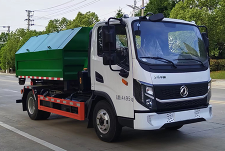 東風(fēng)華神車(chē)廂可卸式垃圾車(chē)